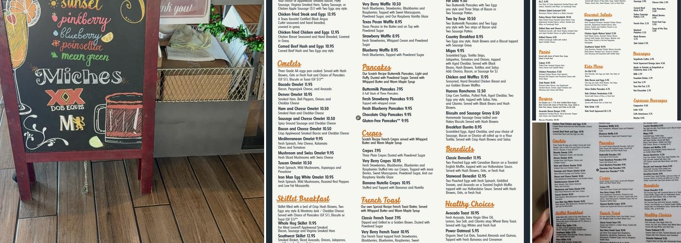 Starwood Cafe - Rayzor Ranch Menu