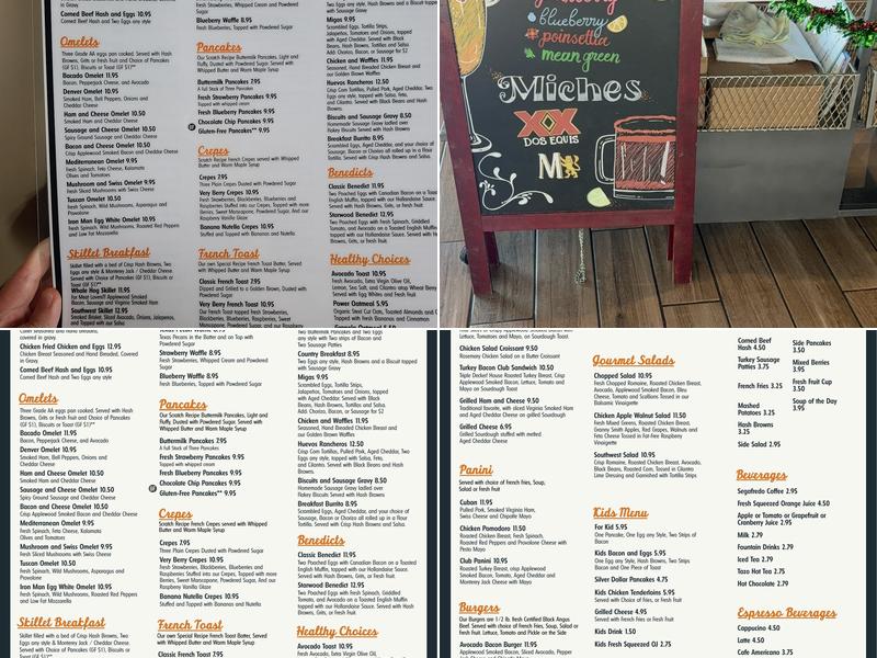 Starwood Cafe - Rayzor Ranch Menu