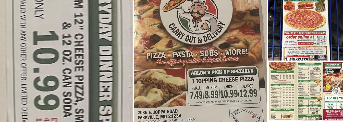 Arlon's Carryout & Delivery Menu