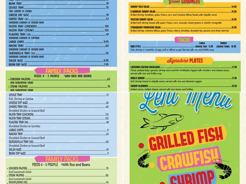 Chivos Mexican Bistro & Cantina Menu