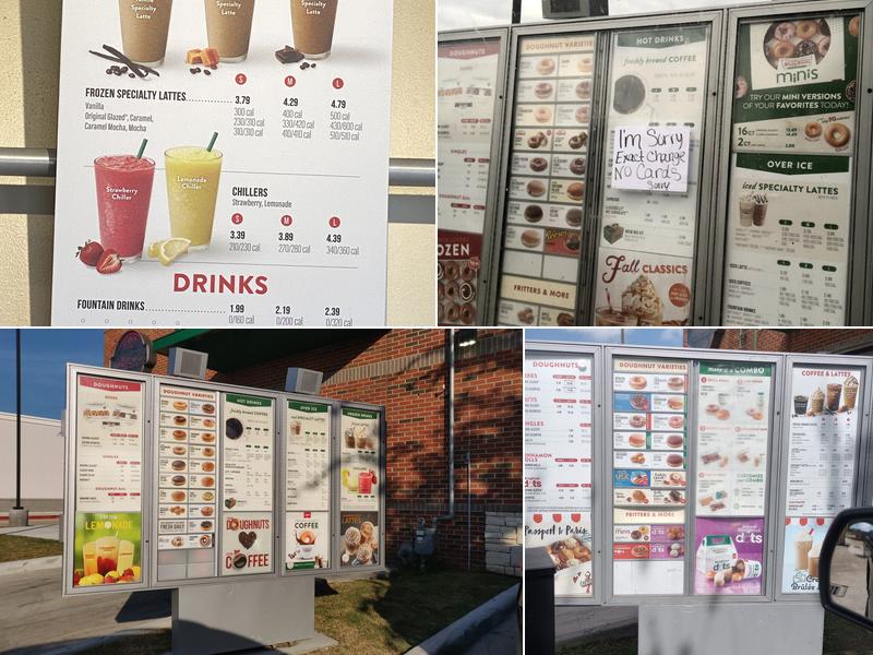 Krispy Kreme Menu