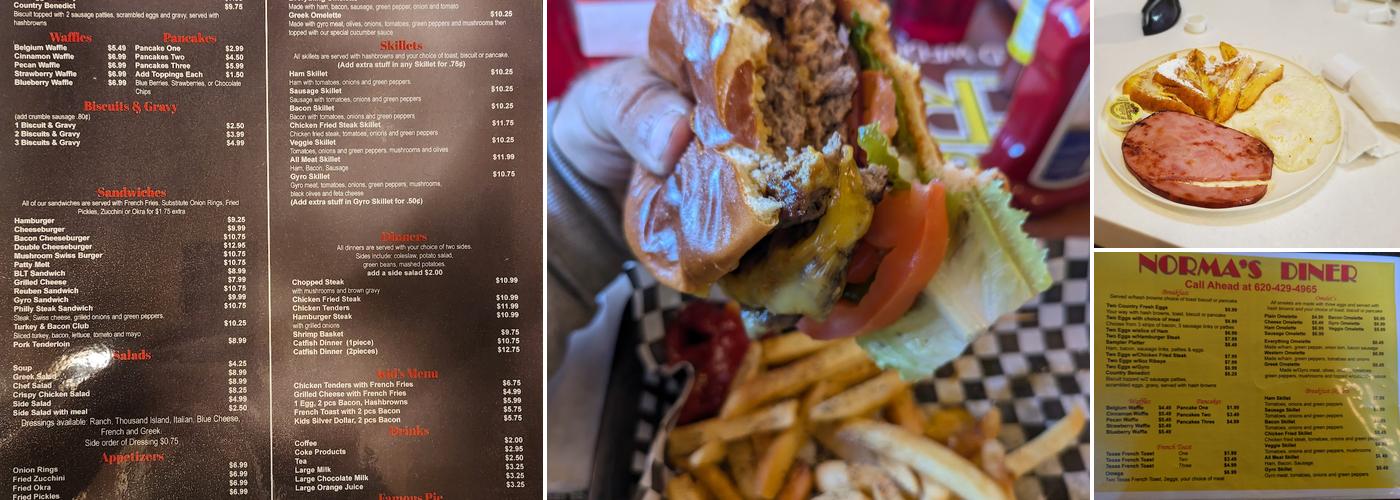 Norma's Diner Menu