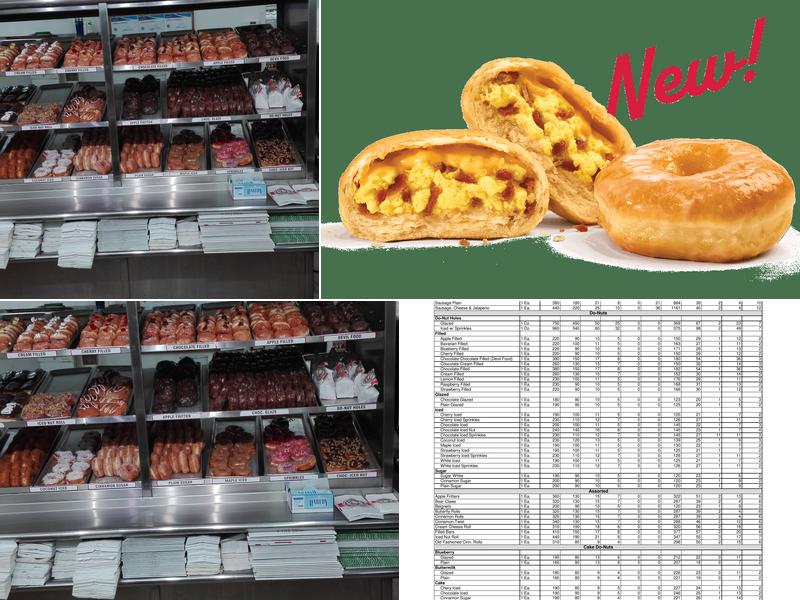 Shipley Do-Nuts Menu