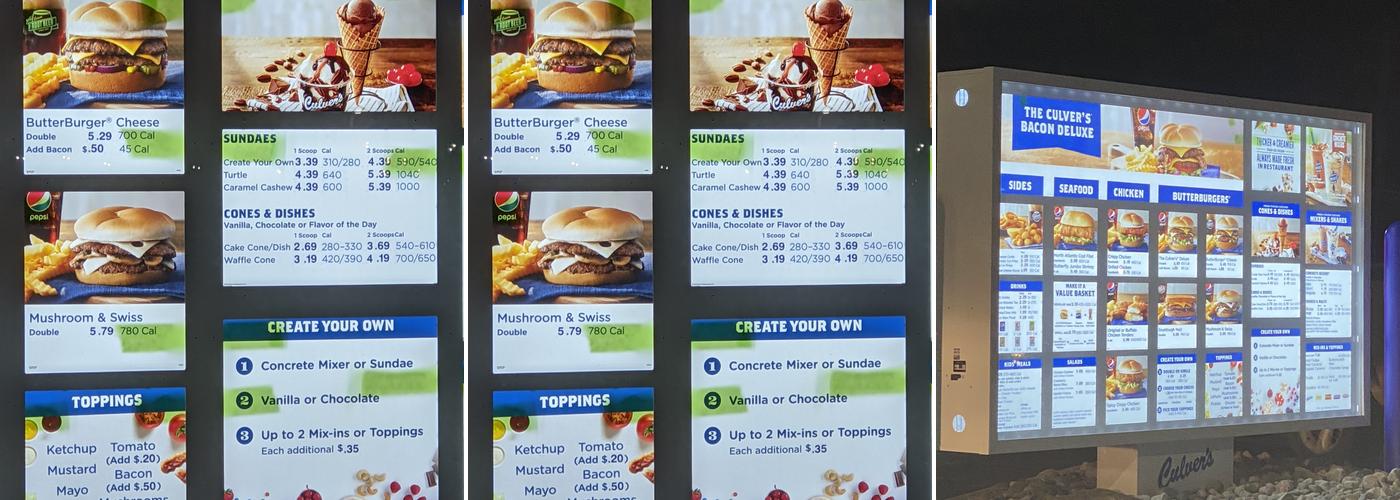 Culver’s Menu