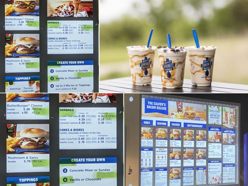 Culver’s Menu