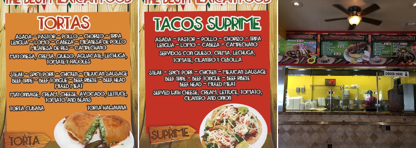 Taqueria Los Potrillos Menu