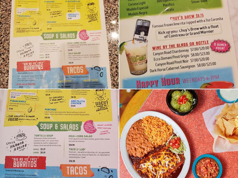Chuy's Menu