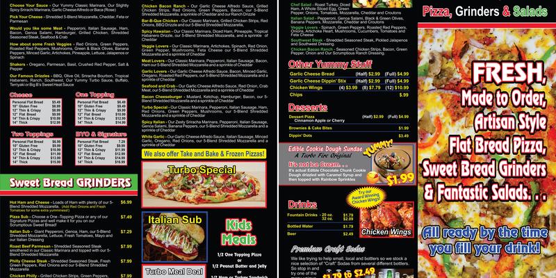 Turbo Fire Slots Menu