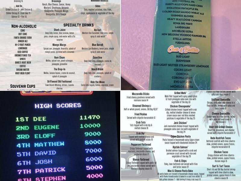 AlleyOops Midtown Menu