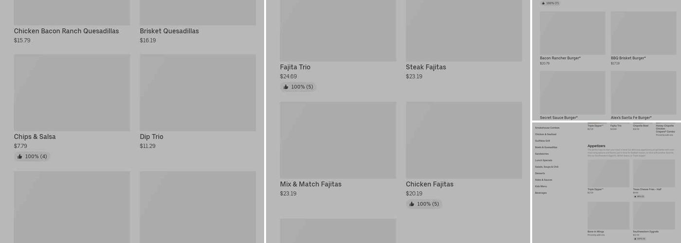 It's Just Wings Menu