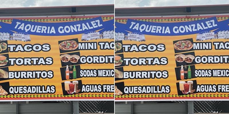 Taqueria Gonzalez #2 Menu