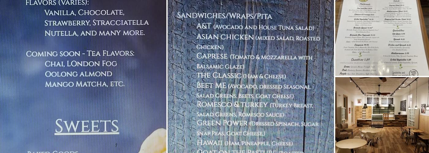 The Steeping Leaf Menu