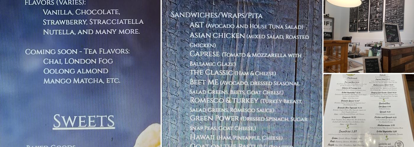 The Steeping Leaf Menu