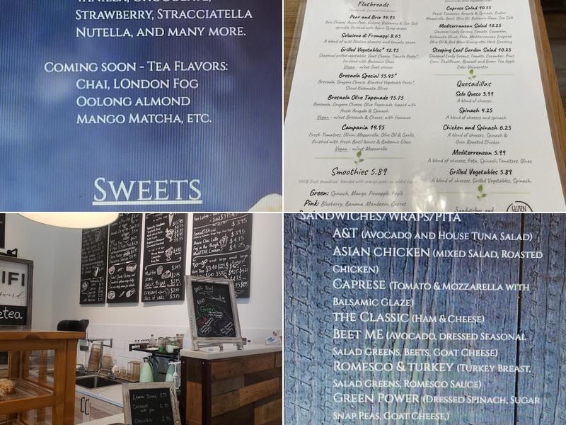 The Steeping Leaf Menu