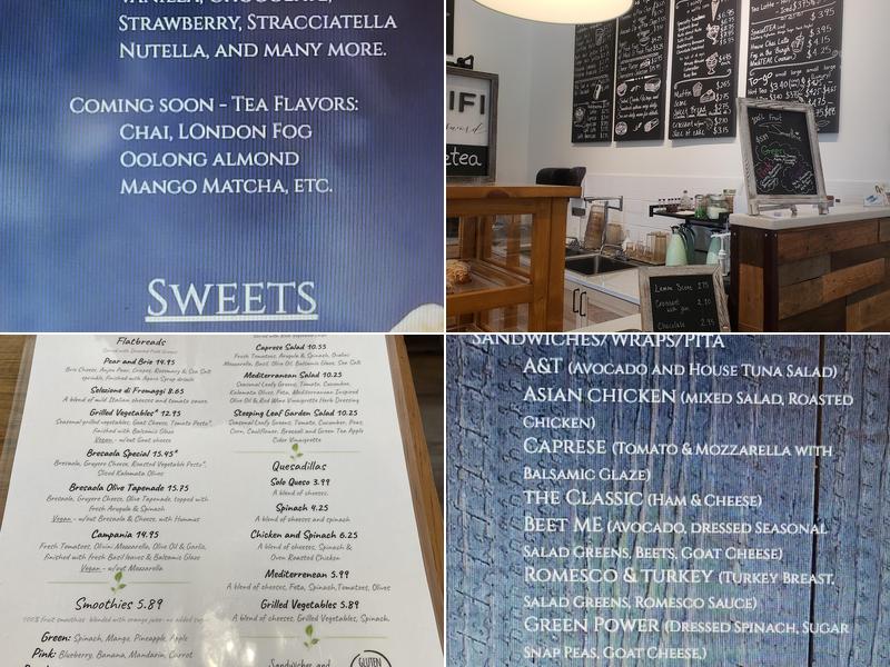 The Steeping Leaf Menu