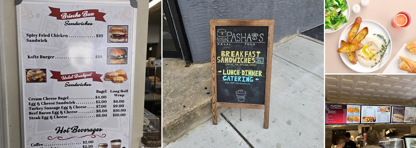 Pasha's Halal Food Menu