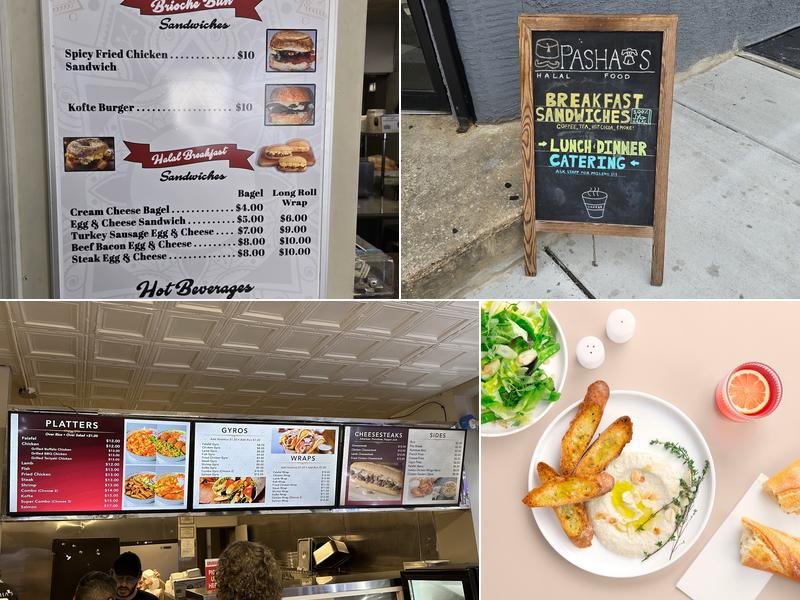 Pasha's Halal Food Menu