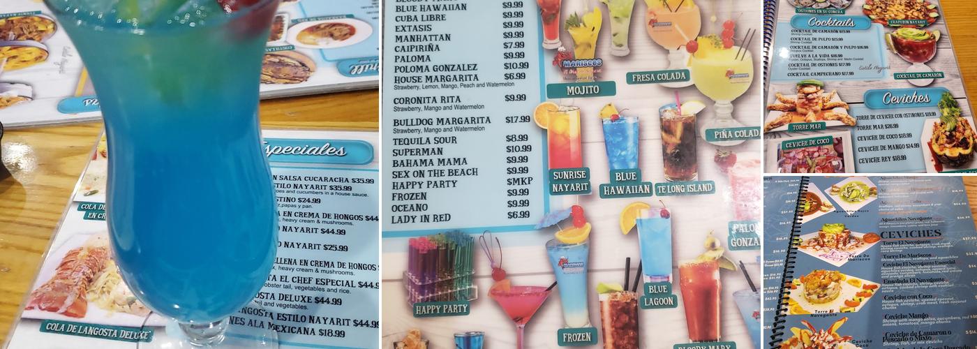 El Navegante 2 Seafood Bar and Grill Menu