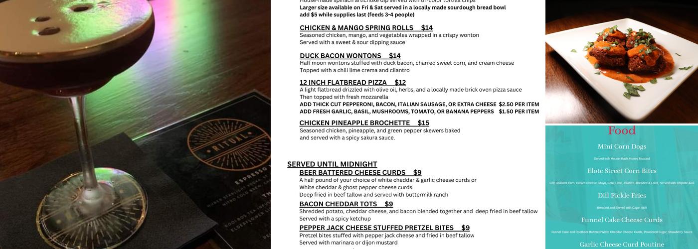 Ritual Menu