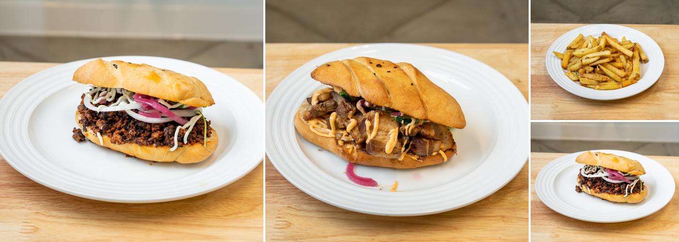 Juan Smokey´s Smoked pork Sandwiches.