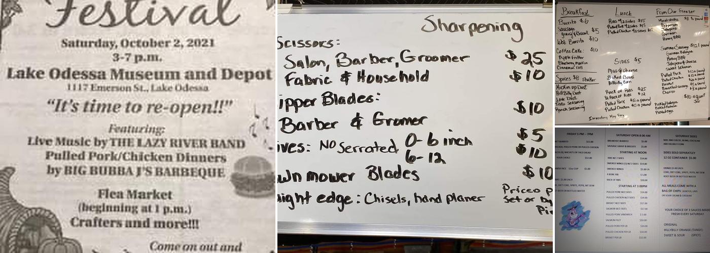 Big Bubba Js Hillbilly Smokehouse and Sharpening Menu