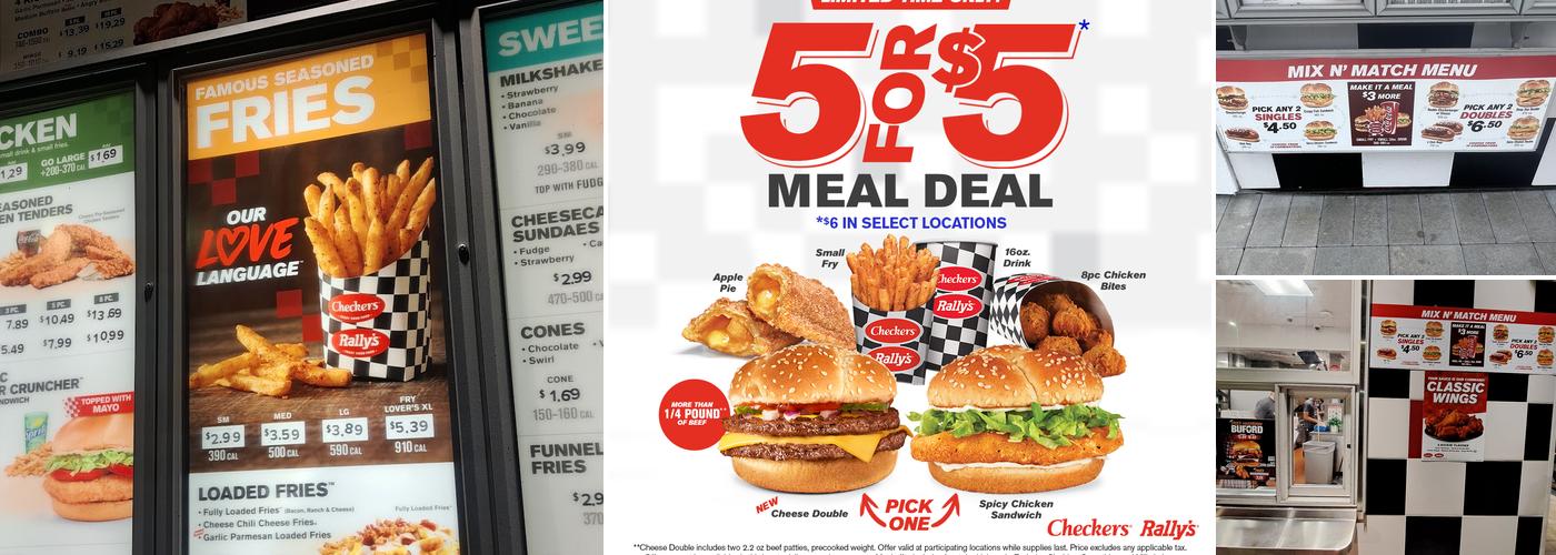 Checkers Menu