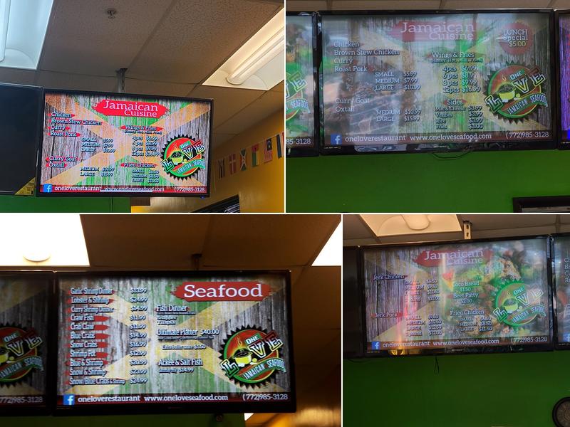 ONE LOVE JAMAICAN CUISINE & SEAFOOD Menu