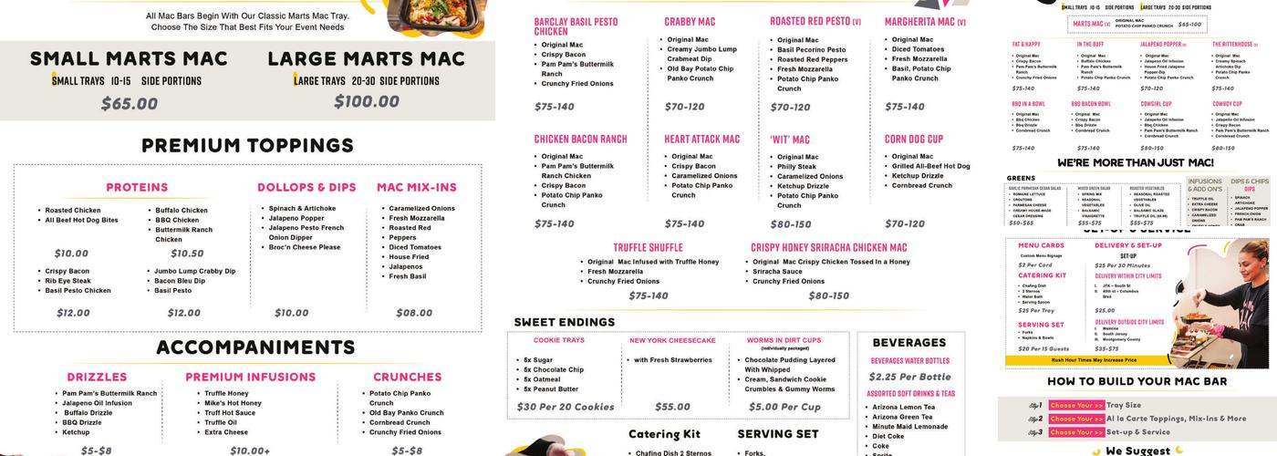 Mac Mart Menu