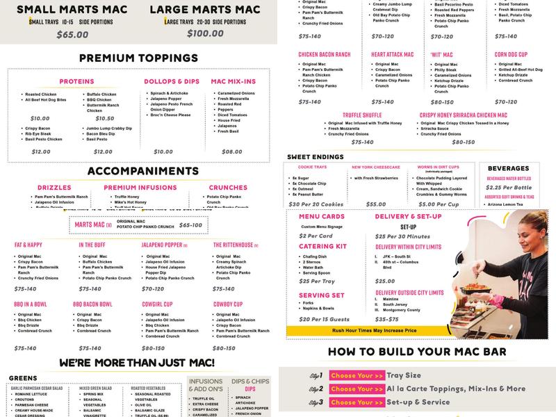 Mac Mart Menu