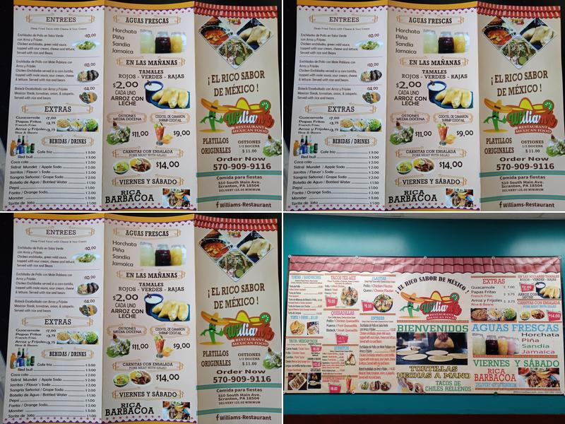 CARLOS CHIMI RESTAURANT Menu