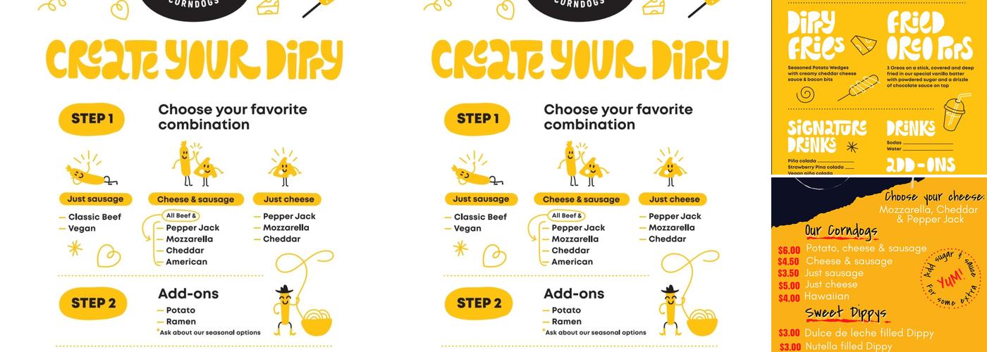 Dippys Corndogs Menu
