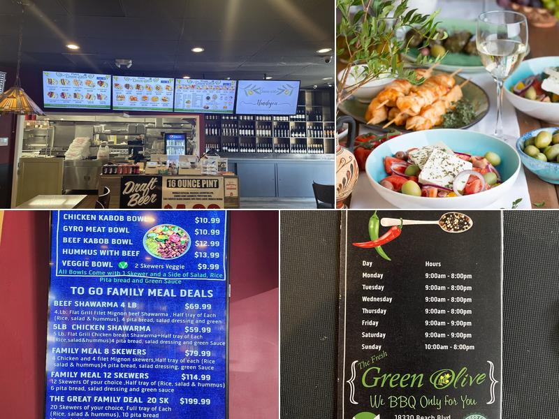 The Fresh Green Olive HB Menu