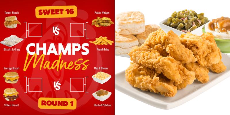 Champs Chicken Menu