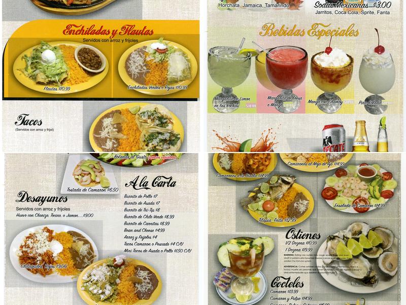 Mi Terraza Grill Menu