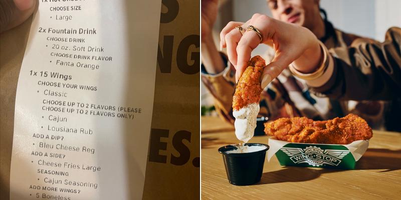 Wingstop Menu