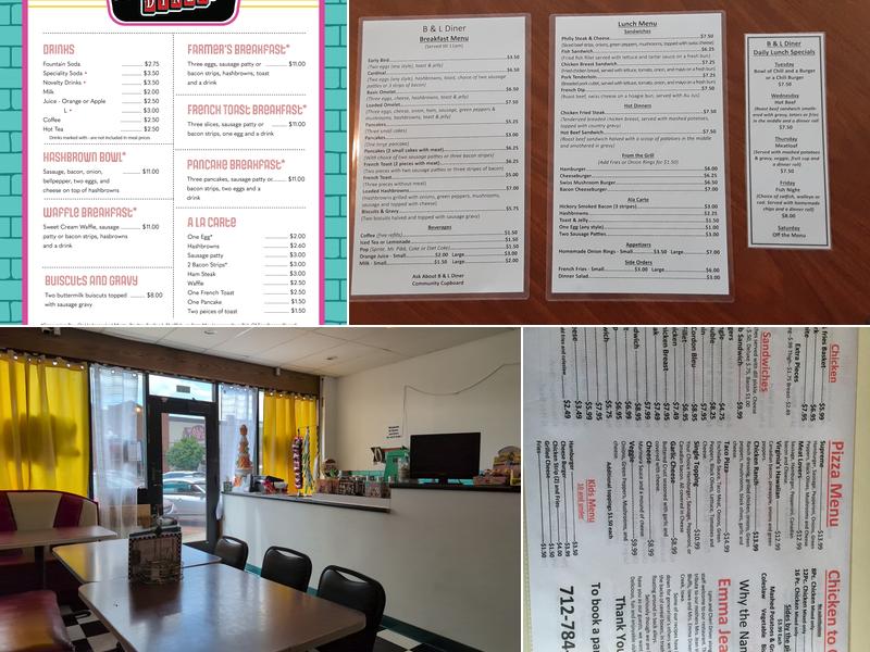 Silver Lining Diner Menu