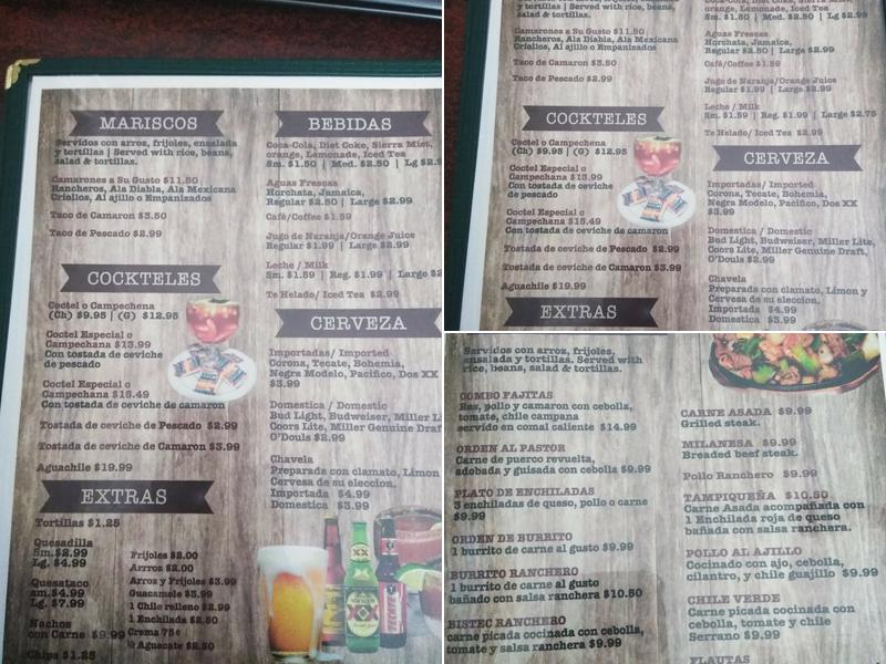Tacolima Menu