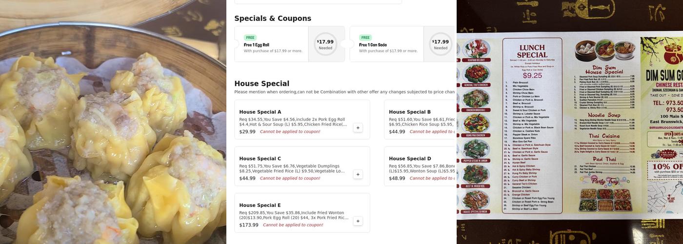 Dim Sum Go Go Go Menu