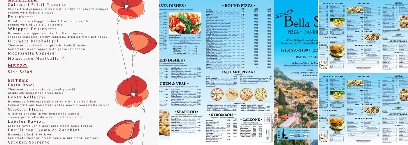 Bella Sicily Menu