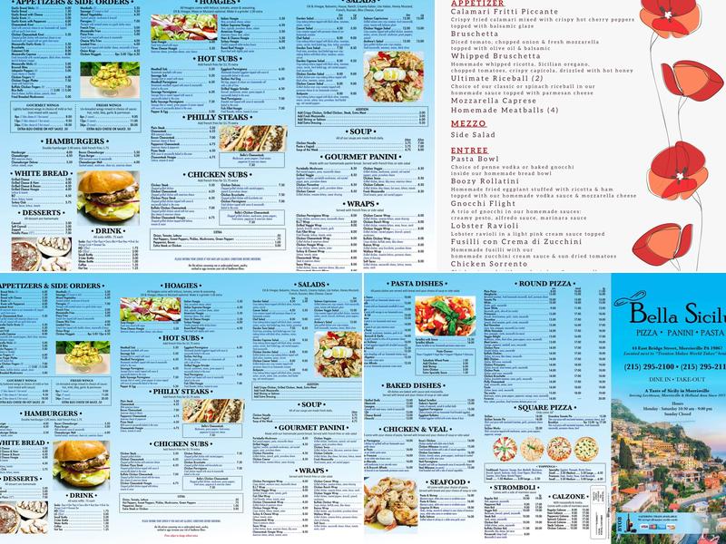 Bella Sicily Menu