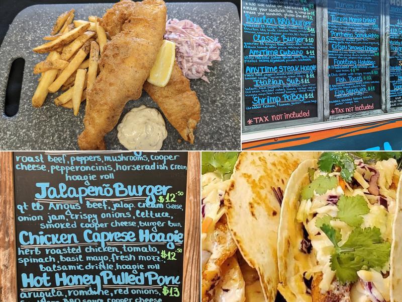 Anytime Lunchtime LLC Menu