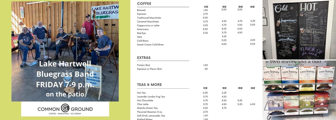 Common Ground Menu