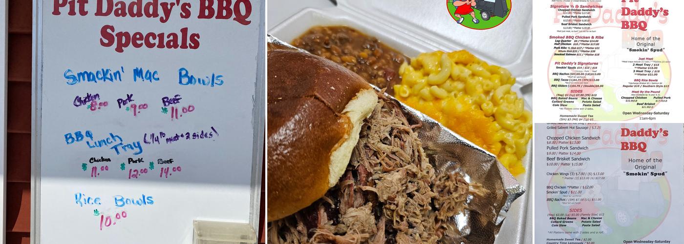 Pit Daddy's BBQ Menu