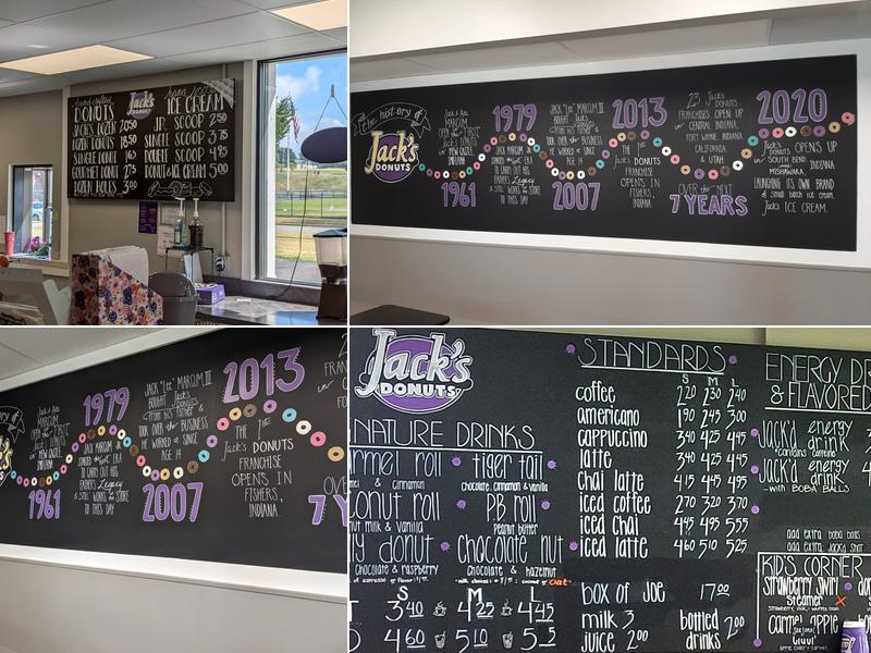 Jack's Donuts of South Bend Menu