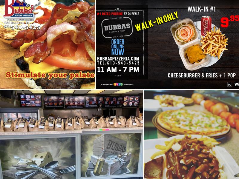 Bubbas Pizzeria Menu