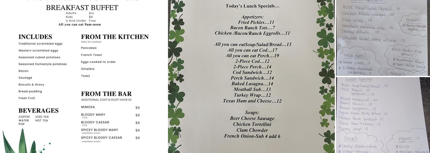 Chaps 3 at Leaning Tree Golf Course Menu