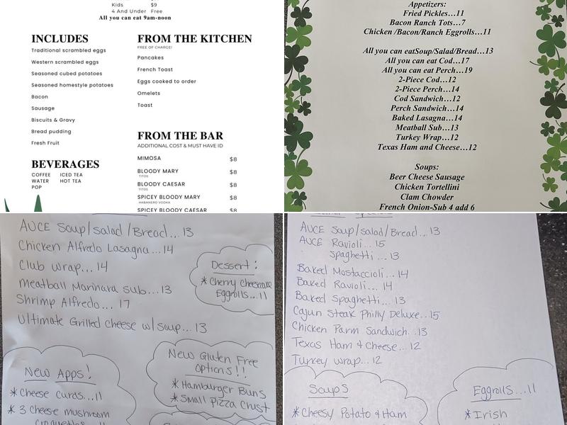 Chaps 3 at Leaning Tree Golf Course Menu