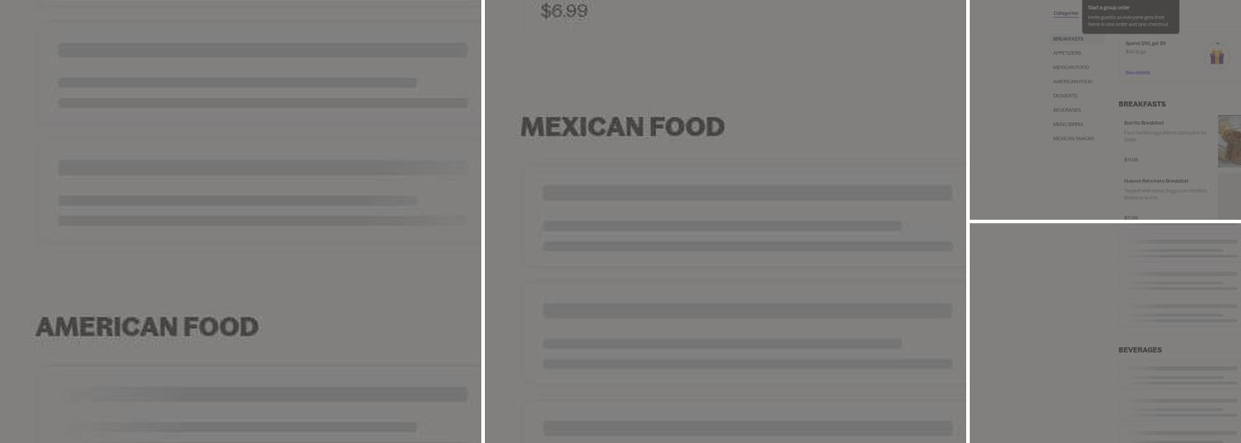 A Slice of Paradise Menu