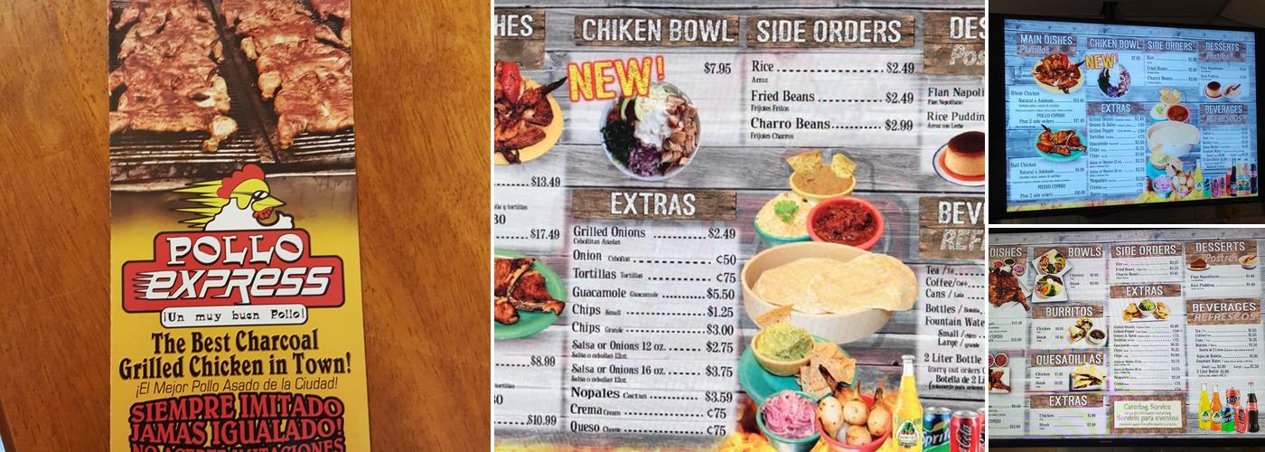 Pollo Express Menu
