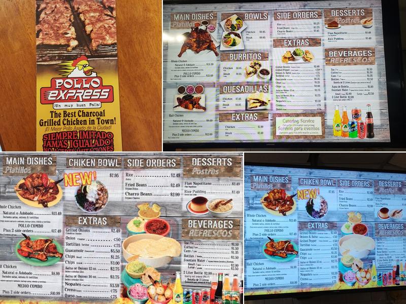 Pollo Express Menu